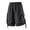 A126 Black, variant on Streetwear Cargo Shorts for Men Baggy Loose Fit Elastic Waist Short with Multi Pockets and Straps Hip Hop Casual Summer Techwear Dance Clothing