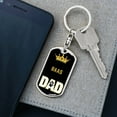 thumbnail image 5 of Raas Cat Dad King Keychain Stainless Steel or 18k Gold, 5 of 10