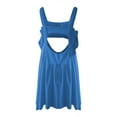 thumbnail image 5 of Tiqkatyck Outfits Sets Clearance, Womens Tennis Dress Built In Bra and Shorts with Pockets Cut Out Workout Outfits Athletic Dresses Two Piece Shorts Sets Women 2 Piece Outfits Blue L, 5 of 9