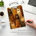 thumbnail image 4 of Acrylic Writing Board Silver 12.5*9 Inch Clipboards Transparent Acrylic Material Suitable For Office Classroom Teachers Fashion Bloggers Stationery Enthusiasts Cartoon Beaver Group, 4 of 9