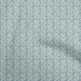 thumbnail image 1 of oneOone Viscose Chiffon Light Blue Fabric Jacobean Floral Craft Projects Decor Fabric Printed By The Yard 42 Inch Wide, 1 of 4