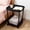Black, variant on ChicYu Rolling Storage Cart, 2-Tier Plastic Side Table, Movable End Table with Wheels, Small Nightstand for Bedroom, Carrito de almacenamiento