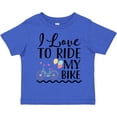 thumbnail image 3 of Inktastic Bicycle I Love to Ride My Bike Girls Toddler T-Shirt, 3 of 5