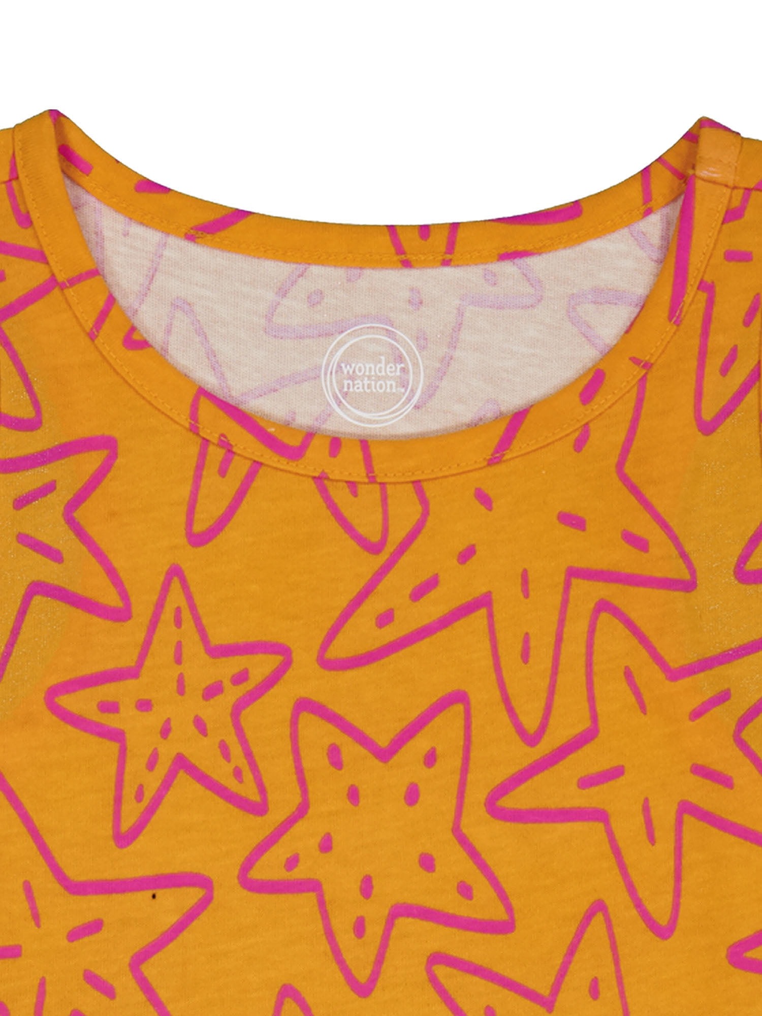 Wonder Nation Girls Tank Play Dress, 2-Pack Sizes 4-18 & Plus