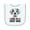 White and Light Blue, variant on Inktastic Great Dane Dog Lover Baby Terry Cloth Bib
