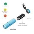 thumbnail image 2 of Unique Bargains UV Mini 9 LED Aluminum Flashlight Ultraviolet Blacklight Torch Multicolor 4Pcs, 2 of 5