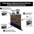 MasonryDefender Chimney Crown Sealer Brushable, Waterproof, Flexible