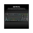 thumbnail image 2 of Open Box Corsair K60 PRO TKL Wired Optical-Mechanical OPX Linear Switch Gaming Keyboard with 8000Hz Polling Rate - Black, 2 of 20