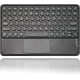 thumbnail image 1 of Teclado Bluetooth con panel táctil para iPad Pro Trackpad teclado inalámbrico Bluetooth para iPad iOS tableta Smartphone portátiles Mac, teclado inalámbrico delgado redondo, 1 of 5