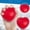 Red, variant on Kumdkd Heart-Shaped Grip Ball – Ergonomic Stress Relief & Finger Strength Trainer | Portable Multi-Functional Hand Exerciser
