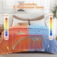 thumbnail image 5 of EastVita Washable Fast Heating Throw Blanket - Thick Tufted Sherpa Electric Blanket Throw with 10 Heating Levels and 10 Time Settings ETL Certified, 5 of 8