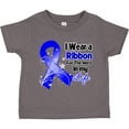 thumbnail image 3 of Inktastic Colon Cancer Ribbon Hero in My Life Boys or Girls Toddler T-Shirt, 3 of 5