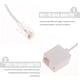 thumbnail image 4 of 2 piezas a cable RJ11, adaptador Ethernet, conector telefónico, conector de línea telefónica hembra, 4 of 6