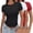 Red, variant on 3PC 3PC Women's Y2K Crop Tops, Aesthetic Going Out Shirts Short Sleeve Slim Fit Hollow Knot Tee Summer Trendy Y2K Clothes for Teen Girls Tween Streetwear Fashion 2026, Red