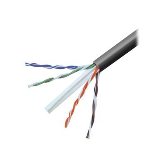 Belkin - Bulk cable - 500 ft - UTP - CAT 6 - solid - black