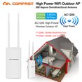 thumbnail image 4 of Puerto Gigabit EW72V2 1200Mbps Banda dual 5Ghz Alta potencia Punto de acceso exterior Enrutador wifi para calles y parques Antena Punto de acceso wifi Estación base, 4 of 4