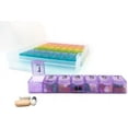 thumbnail image 6 of Pill Thing 7-Day Weekly Pill Box Organizer Case, Secure Small Travel Container with Medication Schedule, 6 of 8