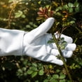 thumbnail image 7 of Long-Gardening-Gloves for Women/Men - Thorn Proof Cowhide Leather Rose/Blackberry Pruning Heavy Duty Gloves Thick Palm Gauntlet Garden Work Gloves with Forearm Protection (White-X-Large), 7 of 7