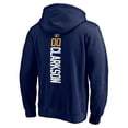 thumbnail image 3 of Men's Jordan Clarkson Navy Utah Jazz Playmaker Name & Number Pullover Hoodie, 3 of 3