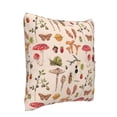 thumbnail image 2 of Bingfone Retro Autum Mushrooms Linen Throw Pillow Covers Cushion Case Pocket Button Vintage Farmhouse Pillowcase for Sofa Couch Bed 20"x20", 2 of 9