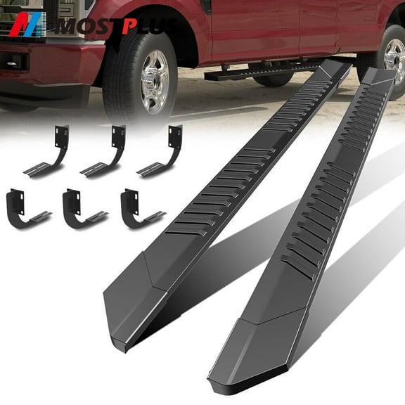 MOSTPLUS Running Boards Side Steps For 1999-2016 Ford F-250 F-350 Super Duty Crew Cab