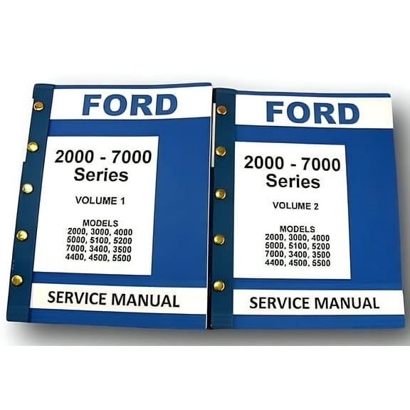 Ford 3000 4000 Series Tractor Service Repair Shop Manuals New 944Pg Complete Set
