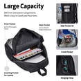 thumbnail image 4 of Lafuoo Astronaut in Outer Space Pattern Pocket Backpack Messenger Lunch Bag Pencil Bag Three-Piece Set, Travel Bag Sports Bag Suitable for Men and Women-One Size, 4 of 7