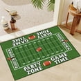thumbnail image 2 of Sports Area Carpets Retro Football Field and Rugby Mats Non Living Room Dining Room Dormitory Bedroom Decorative Area Rugs, 2 of 4