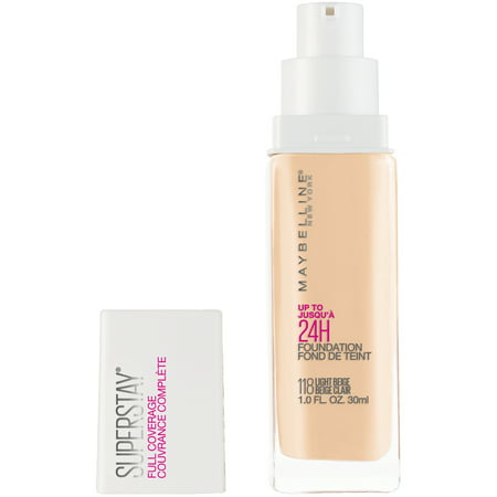 Maybelline Super Stay Full Coverage Liquid Foundation Makeup, Light (Best Full Coverage Foundation For Combination Skin 2019)