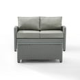 thumbnail image 7 of Crosley Bradenton 2 Piece Wicker Patio Sofa Set in Gray, 7 of 7