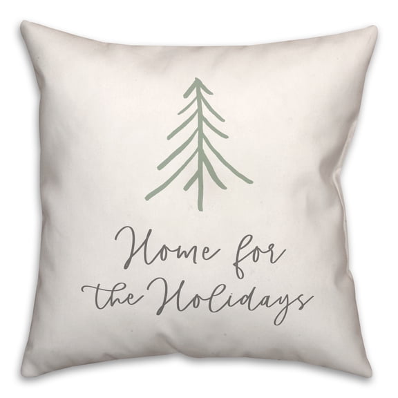 Creative Products Home For Holidays 18 x 18 Indoor / Outdoor Pillow
