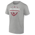 thumbnail image 2 of Men's Heather Gray Oklahoma Sooners Football Fan T-Shirt, 2 of 3