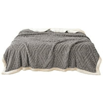 Yhmxh Sherpa Fleece Blanket 60x80 inch, Soft Fluffy Warm Cozy Plush Fuzzy Blanket, Ultra Soft Twin Size Throw Blanket for All Season, Cozy Plush Floral Blanket for Bed Couch Sofa Office Camping