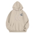 thumbnail image 6 of Wovix Women's Hoodie Rose Letter Print Hooded Pullover with Pocket Sweatshirt Long Sleeve for Daily, 6 of 7