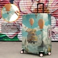 thumbnail image 3 of Travel Luggage Cover Suitcase Protector Fits 18-32 Inch Luggage Wheel Covers Patterned Travel Related Items Flower Luggage Protector Elastic Luggage Anti-scratch Suitcase Cover L, 3 of 5