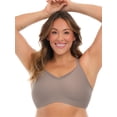 thumbnail image 2 of Joyspun Women’s Wireless Bonded Bra with Mesh Inserts, Sizes XS-XXXL, 2 of 6