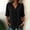 Black, variant on Ayolanni V-Neck Blouses for Women Solid Short Sleeve Ruffled Blouse Puff Fitted Eyelet Casual Shirts Tops for Women 2026 Black S