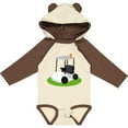 thumbnail image 3 of Inktastic Golf Cart Golfing Boys or Girls Long Sleeve Baby Bodysuit, 3 of 5