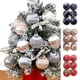 thumbnail image 4 of 6 bolas navideñas de terciopelo, adorno colgante para árbol de Navidad, exquisita bola colgante de terciopelo para decoración de fiestas navideñas en el hogar, 4 of 5