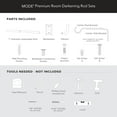 thumbnail image 4 of MODE Room Darkening Adjustable Blackout Curtain Rod Set, Fits 24” to 84” Windows, 4 of 8