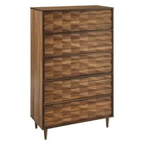Vespera 5-Drawer Chest Walnut