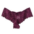 thumbnail image 2 of HUPOM Black Panties For Women Girls Underwear Briefs Leisure Tie Drop Waist Purple L=10/12, 2 of 3