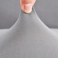 thumbnail image 4 of Xiao Hua Funda para sillón, 1 pieza, gris oscuro, tamaño S, funda elástica para silla individual, protectores para sillón, funda duradera para sillón, protectores de fácil instalación., 4 of 5