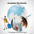 thumbnail image 5 of "Smart WiFi Weather Station Clock - Animated Dual-City Forecast, GIF Display & Bitcoin Tracker, USB-C Powered Desktop Gadget (Yellow)", 5 of 5