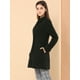 thumbnail image 4 of Abrigo Largo De Invierno Con Cuello Peter Pan Para Mujer Negro XL, 4 of 6