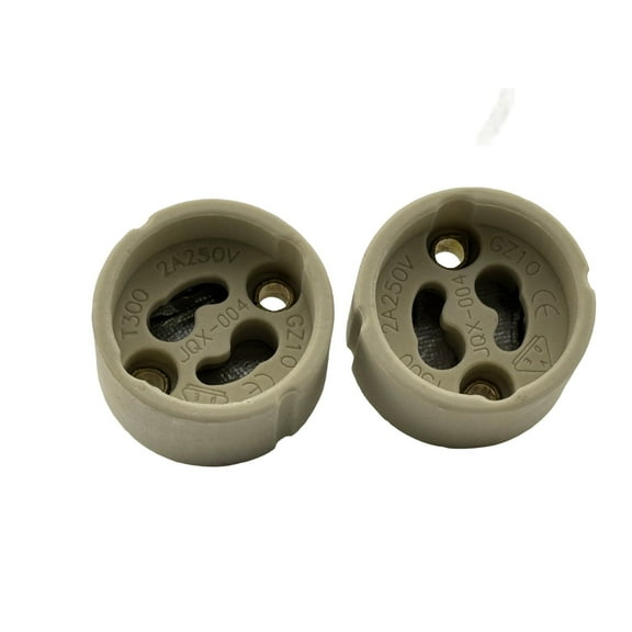 Rebaydo 2pcs GZ10 Ceramic Socket with Wires