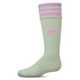 thumbnail image 4 of MeMoi Ribbed Cotton Blend "Heart and Stripes" Knee Sock - Girls - Female, 4, Winter White, 4 of 11