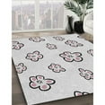 thumbnail image 2 of Ahgly Company Indoor Rectangle Patterned Off-White Novelty Area Rugs, 5' x 7', 2 of 6