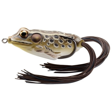 UPC: 0697713700077 | Koppers Live Target 2 5/8  Frog Hollow Body Surface Lure  TAN/BLACK FGH65T502
