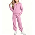 thumbnail image 4 of Vmvidoty Half Zip Drop Shoulder Long Sleeve Tracksuit 2 Piece Activewear Set Sweatsuits Toddler 3-4 Years, 4 of 8